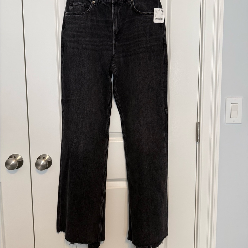 Free People Black Flare Jeans